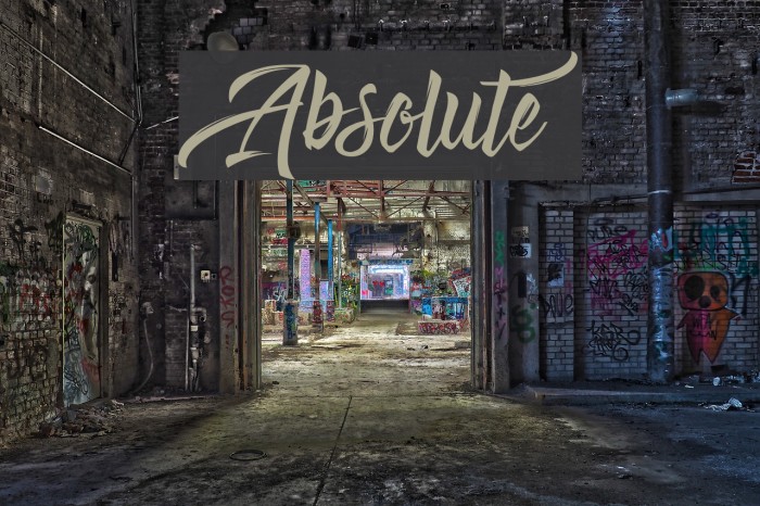 Absolute Шрифта examples