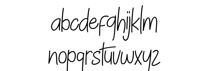 Absolution Font LOWERCASE