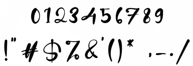 Absolutte Font OTHER CHARS