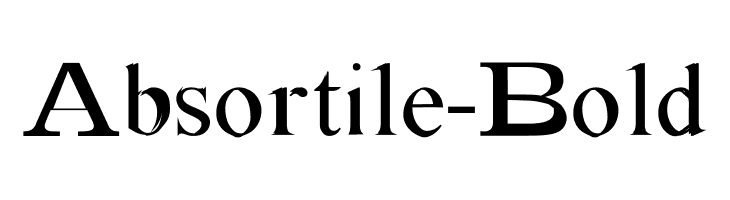 Absortile-Bold フォント