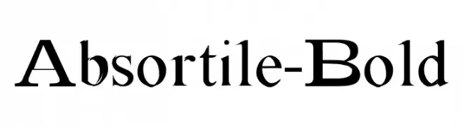 Absortile-Bold  Frei Schriftart Herunterladen