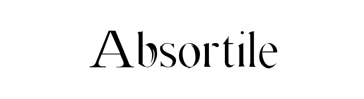 Absortile Font