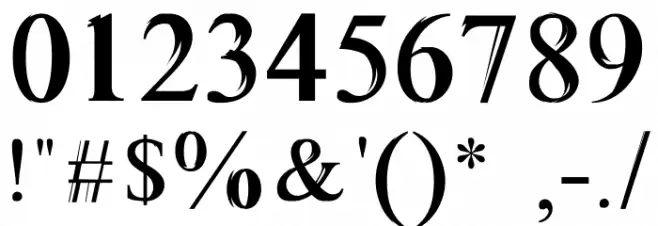 Absortile Font OTHER CHARS