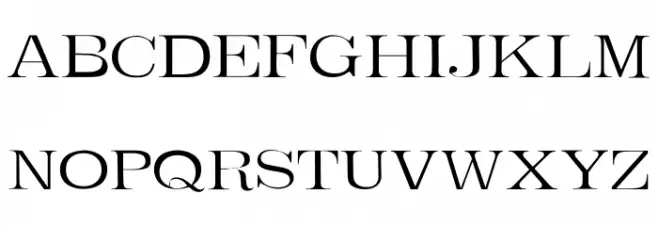 Absortile Font Litere mari