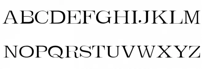 Absortile Schriftart Groß