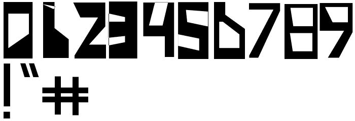 Abstract Abomination Font OTHER CHARS