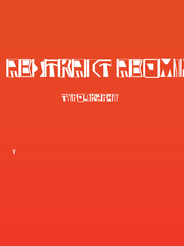 Abstract Abomination Poster