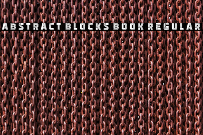 Abstract Blocks Book Regular Example 1