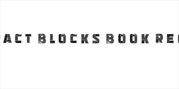 Abstract Blocks Book Regular Logo