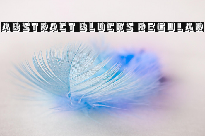 Abstract Blocks Regular Example 1