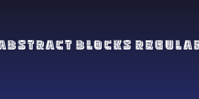 Abstract Blocks Regular Social Header