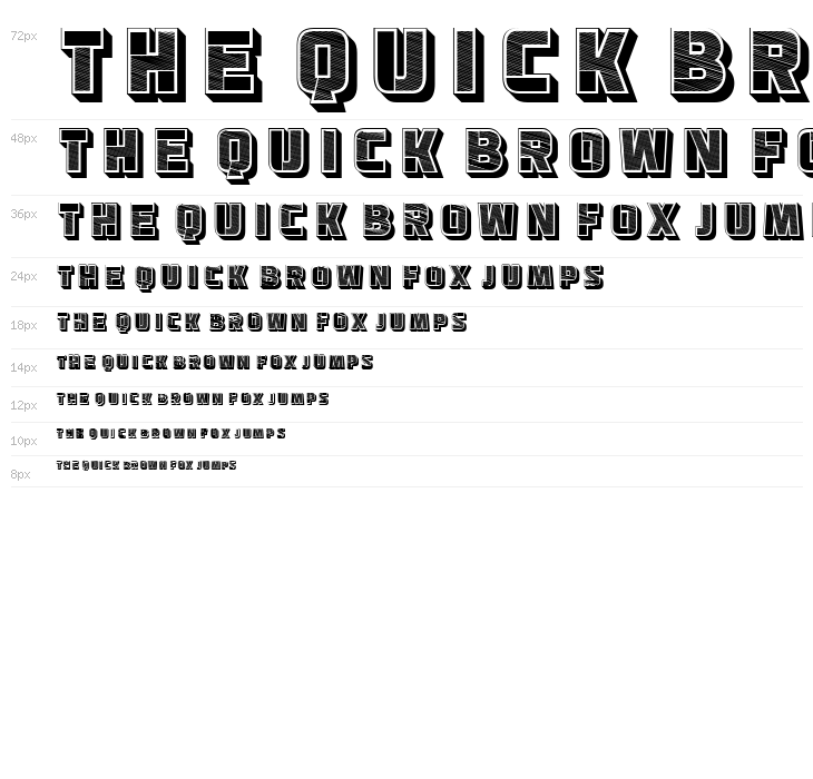 Abstract Blocks Regular Waterfall