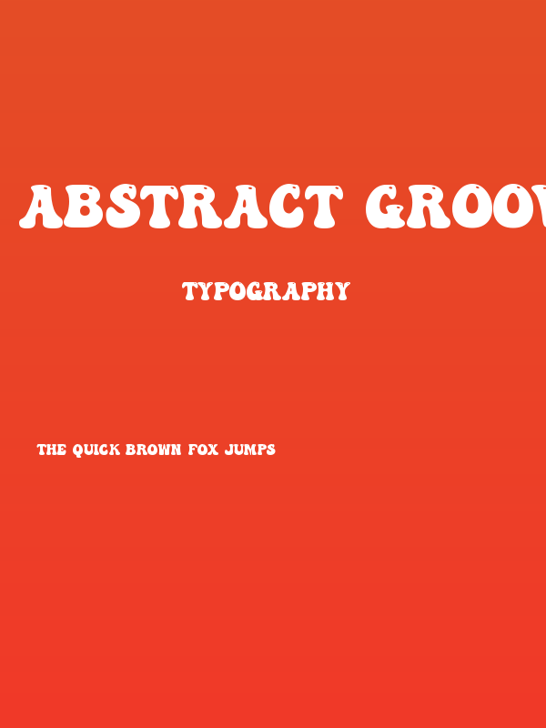 Abstract Groovy Poster