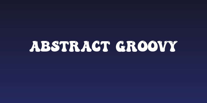Abstract Groovy Social Header