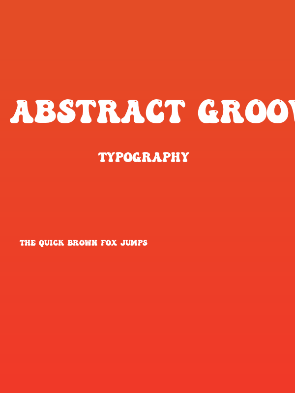 Abstract Groovy Poster