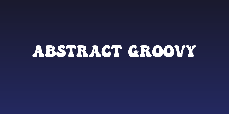 Abstract Groovy Social Header