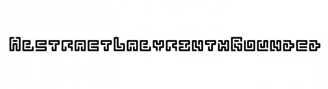 Abstract Labyrinth Rounded  Frei Schriftart Herunterladen