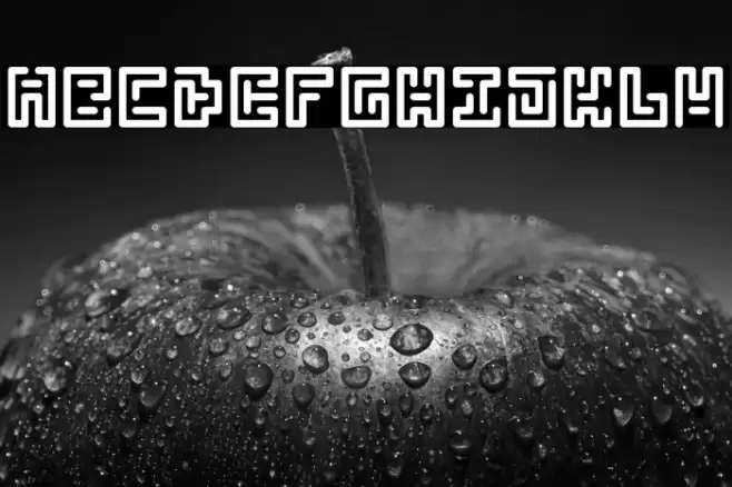 Abstract Labyrinth Rounded Font examples