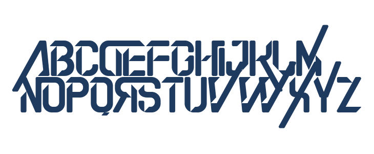 Abstract Network Demo Regular Uppercase