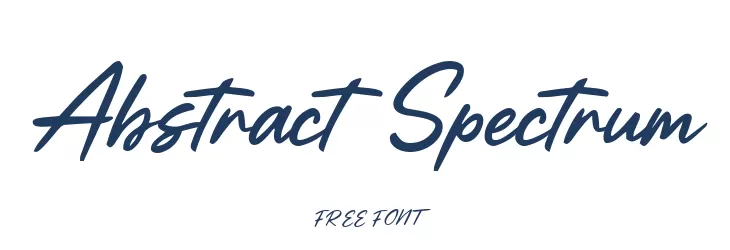 Abstract Spectrum  Free Fonts Download