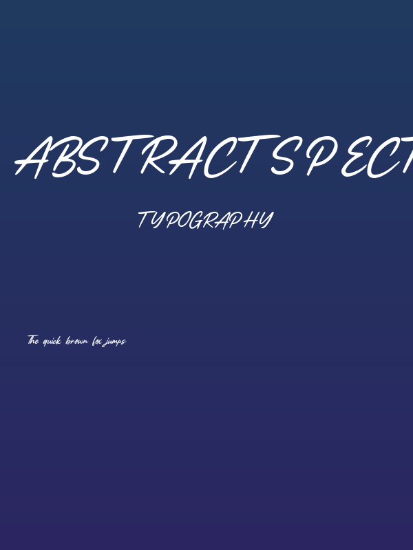Abstract Spectrum Poster