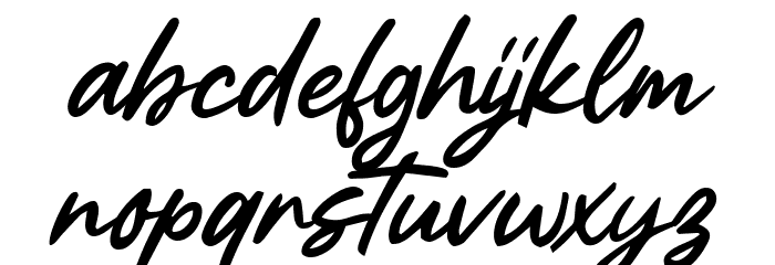 Abstract Spectrum Font LOWERCASE