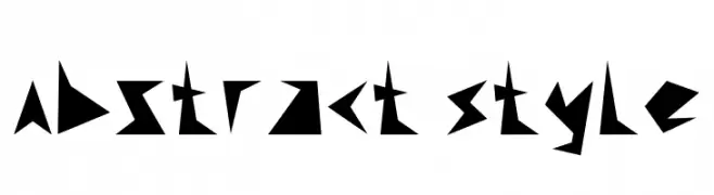 Abstract Style  Descarca Fonturi Gratis