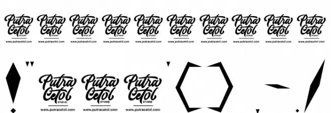 Abstract Style Шрифта ДРУГИЕ символов