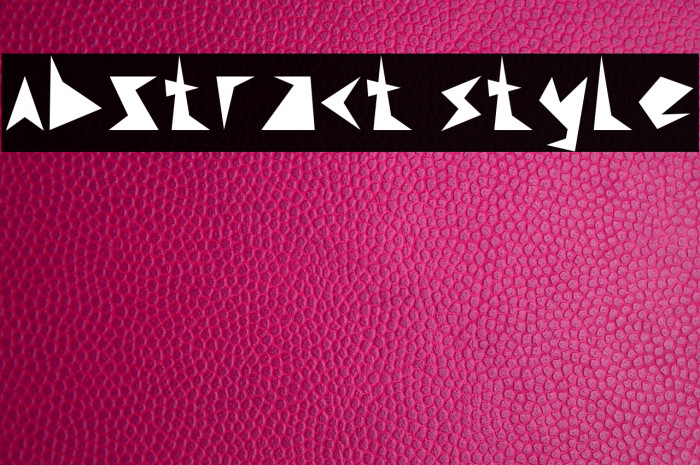 Abstract Style Example 1