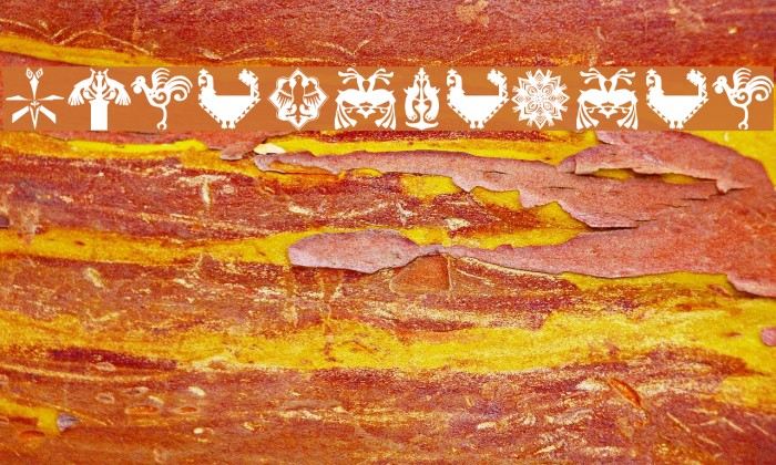 AbstractBats Font examples