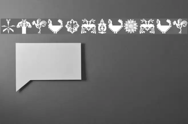 AbstractBats Font examples