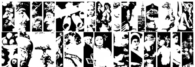 AbstractClassicCuts फ़ॉन्ट अपरकेस