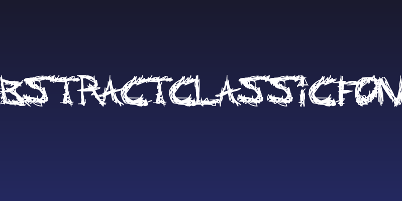 AbstractClassicFont Social Header