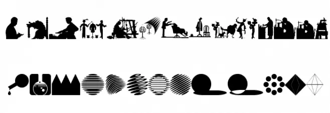 AbstractConcretLogo फ़ॉन्ट अपरकेस