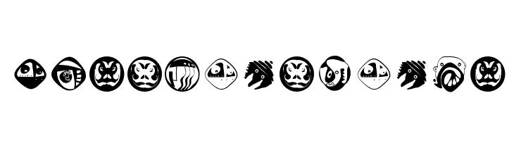AbstractFaces Schriftart