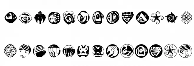 AbstractFaces Schriftart Groß