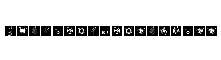 AbstractFacesThree Font