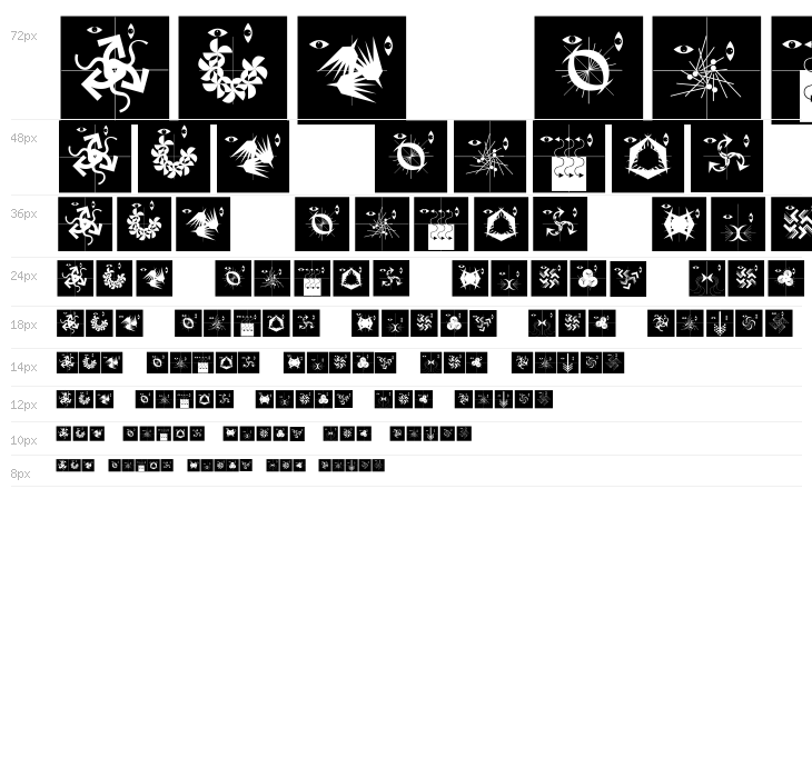 AbstractFacesThree Waterfall