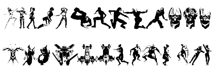 AbstractFragments Font LOWERCASE