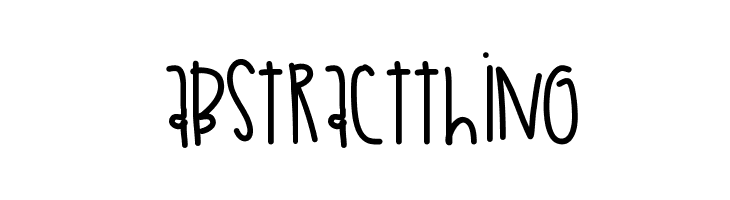 AbstractThing  font caratteri gratis