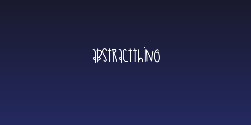 AbstractThing Social Header