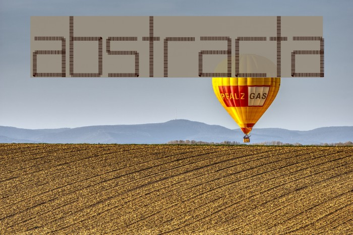 Abstracta Font examples