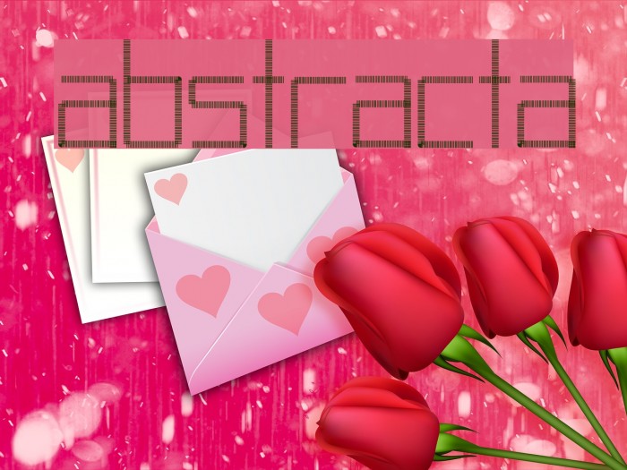 Abstracta Font examples