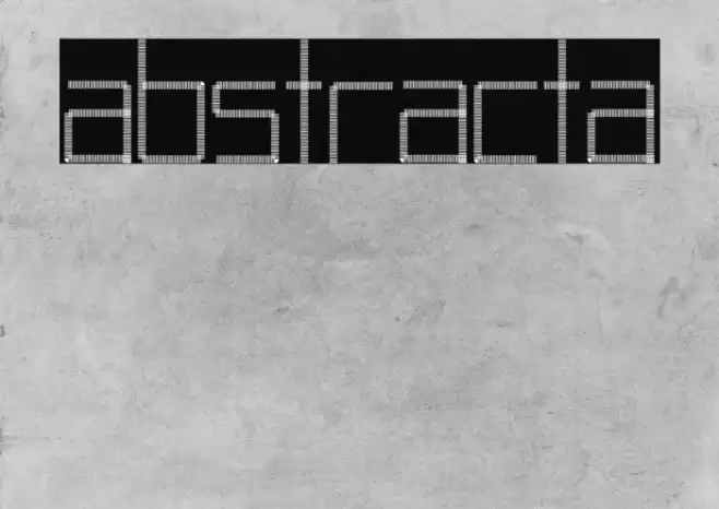 Abstracta Font examples