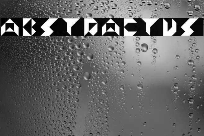 Abstractus Font examples