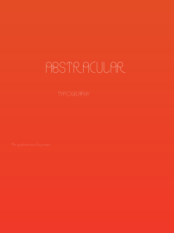 Abstracular Poster