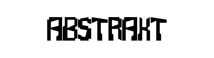 Abstrakt Font