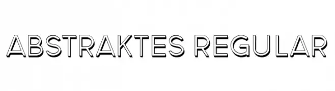 Abstraktes Regular  Fuentes Gratis Descargar
