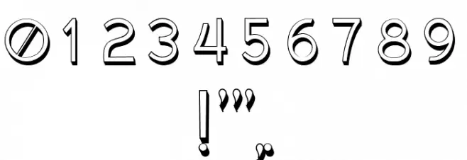 Abstraktes Regular Font OTHER CHARS