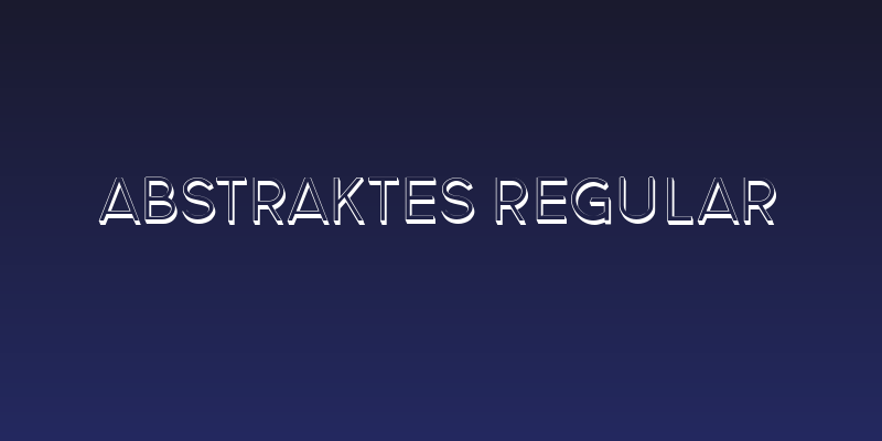 Abstraktes Regular Social Header